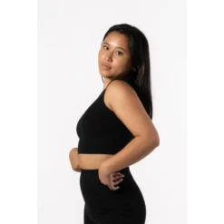 AESTHETIC WOLF Camiseta De Tirantes Entallada 'Body' - Fitness - Mujer - Negro -Fitness cardio Ventas camiseta de tirantes entallada body fitness mujer negro 2