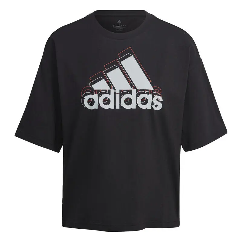 ADIDAS Camiseta Essentials Multi-Colored Logo Loose Fit Cropped 5 ADIDAS Camiseta Essentials Multi-Colored Logo Loose Fit Cropped - Imagen 3