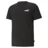 Camiseta Essentials Small Logo Hombre PUMA Negro -Fitness cardio Ventas camiseta essentials small logo hombre puma negro