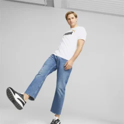 Camiseta Essentials+2 Colour Logo Hombre PUMA Blanco -Fitness cardio Ventas camiseta essentials2 colour logo hombre puma blanco 4