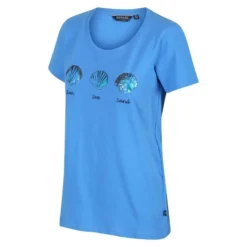 Regatta Camiseta Filandra VI Conchas Marinas Para Mujer Azul Sonic -Fitness cardio Ventas camiseta filandra vi conchas marinas para mujer azul sonic 2