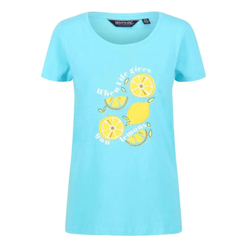 Regatta Camiseta Filandra VI Limón Para Mujer Marina 3 Regatta Camiseta Filandra VI Limón Para Mujer Marina