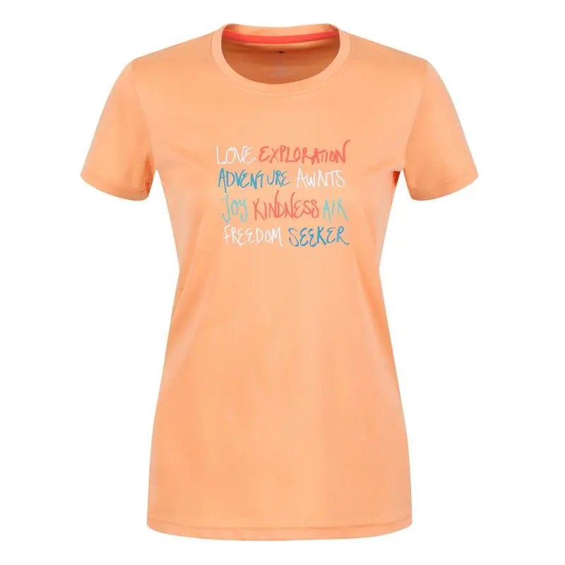 Regatta Camiseta Fingal VI Impreso Para Mujer Papaya 3 Regatta Camiseta Fingal VI Impreso Para Mujer Papaya
