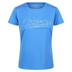 Regatta Camiseta Fingal VI Montaña Para Mujer Azul Sonic