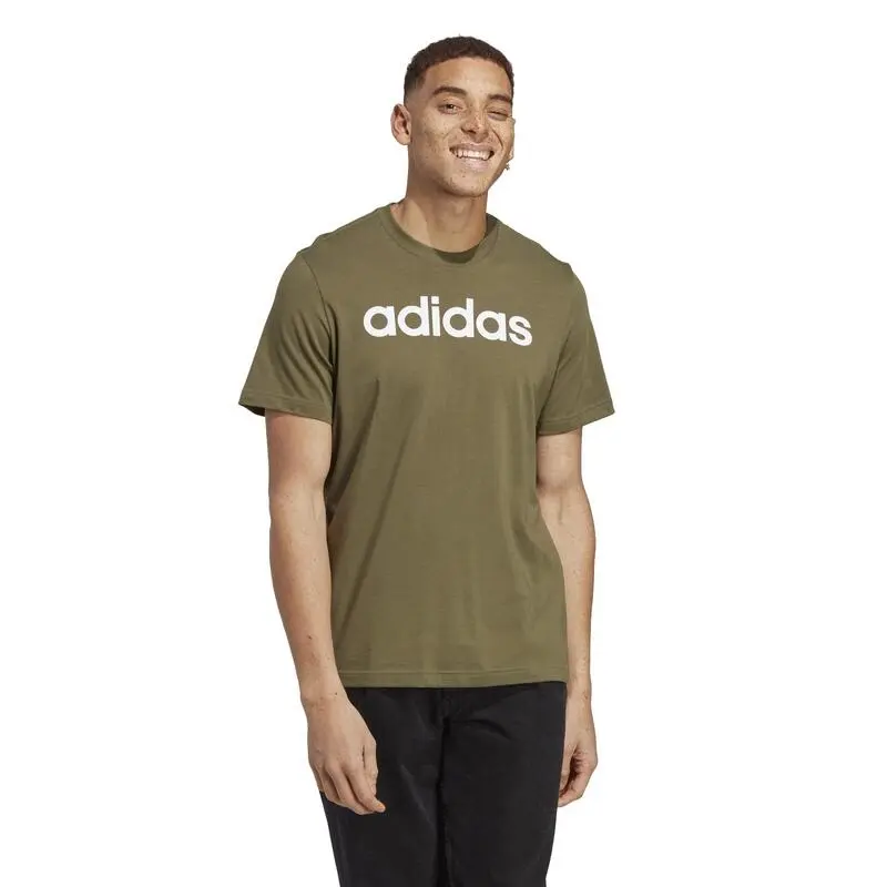Camiseta Fitness Adidas Hombre Verde 4 Camiseta Fitness Adidas Hombre Verde - Imagen 2