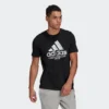 ADIDAS Camiseta Fitness Capsule Hombre Negro Manga Corta Recta Cuello Redondo Algodón -Fitness cardio Ventas camiseta fitness capsule hombre negro manga corta recta cuello redondo algodon