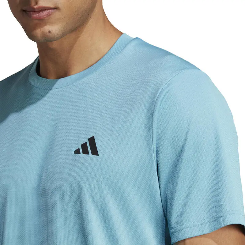 Camiseta Fitness Cardio Adidas Hombre Azul 7 Camiseta Fitness Cardio Adidas Hombre Azul - Imagen 5