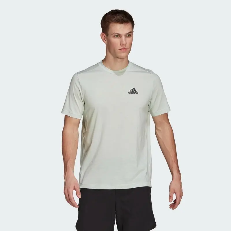 Camiseta Fitness Cardio Adidas Hombre Verde 3 Camiseta Fitness Cardio Adidas Hombre Verde