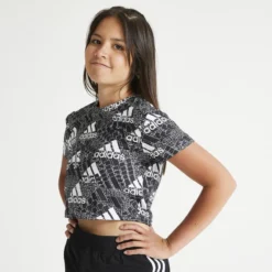 Camiseta Fitness Cardio Brand Love Adidas Mujer Negro Cropped -Fitness cardio Ventas camiseta fitness cardio brand love adidas mujer negro cropped 3