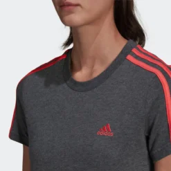 Camiseta Fitness Manga Corta Mujer Adidas Essentials Gris Y Rosa 9 Camiseta Fitness Manga Corta Mujer Adidas Essentials Gris Y Rosa -Fitness cardio Ventas camiseta fitness manga corta mujer adidas essentials gris y rosa 2