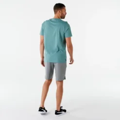 Camiseta Fitness Puma Hombre Verde Manga Corta Algodón -Fitness cardio Ventas camiseta fitness puma hombre verde manga corta algodon 2