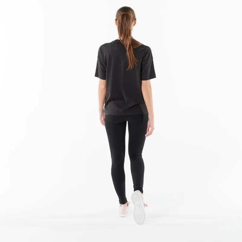 Camiseta Fitness Puma Mujer Negro Manga Corta Algodón 7 Camiseta Fitness Puma Mujer Negro Manga Corta Algodón - Imagen 5