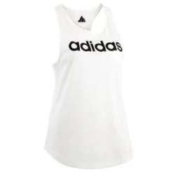Camiseta Fitness Sin Mangas 100% Algodón Mujer Adidas Linear Blanco 11 Camiseta Fitness Sin Mangas 100% Algodón Mujer Adidas Linear Blanco -Fitness cardio Ventas camiseta fitness sin mangas 100 algodon mujer adidas linear blanco 4