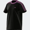 Camiseta Fitness Soft Training Adidas Mujer Negro Lila 2 Camiseta Fitness Soft Training Adidas Mujer Negro Lila -Fitness cardio Ventas camiseta fitness soft training adidas mujer negro lila