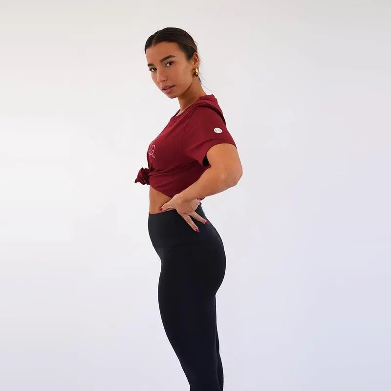 Camiseta Fitness Sostenible Manga Corta Algodón Unisex Fitplanet Seal Roja 7 Camiseta Fitness Sostenible Manga Corta Algodón Unisex Fitplanet Seal Roja - Imagen 5