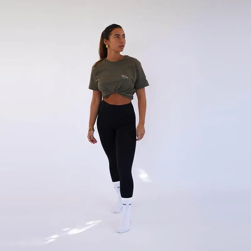 Camiseta Fitness Sostenible Manga Corta Algodón Unisex Fitplanet Seaturtle Verde 6 Camiseta Fitness Sostenible Manga Corta Algodón Unisex Fitplanet Seaturtle Verde - Imagen 4