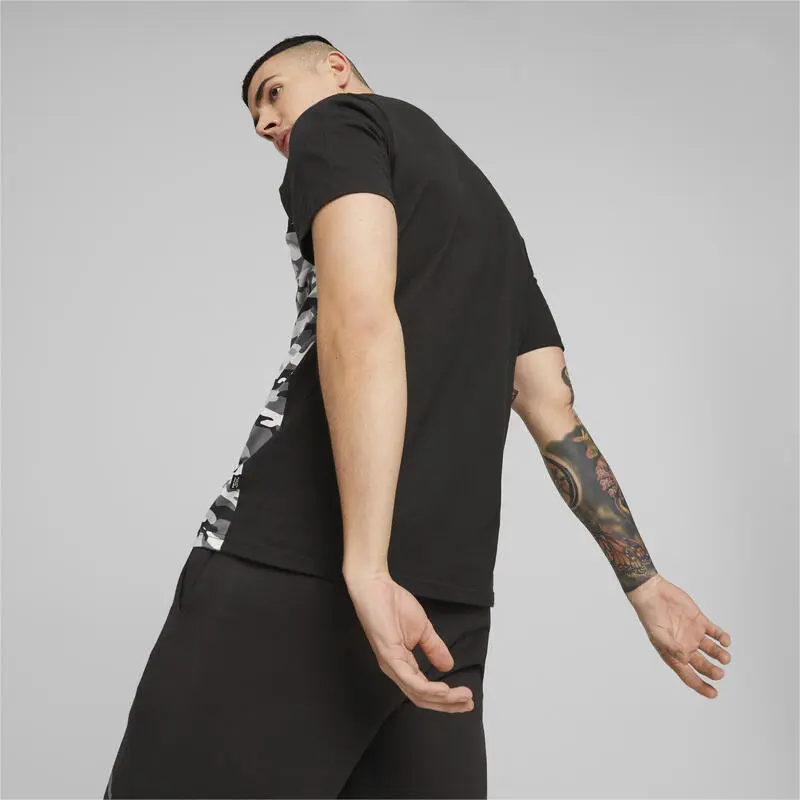 Camiseta Hombre Essentials Block Camo PUMA 5 Camiseta Hombre Essentials Block Camo PUMA - Imagen 3