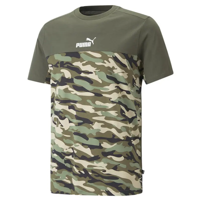 Camiseta Hombre Essentials Block Camo PUMA 8 Camiseta Hombre Essentials Block Camo PUMA - Imagen 6