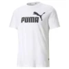 Camiseta Hombre PUMA Essentials Logo Blanco -Fitness cardio Ventas camiseta hombre puma essentials logo blanco