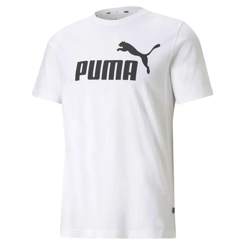 Camiseta Hombre PUMA Essentials Logo Blanco 3 Camiseta Hombre PUMA Essentials Logo Blanco