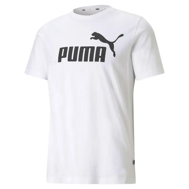 Camiseta Hombre PUMA Essentials Logo Blanco 3 Camiseta Hombre PUMA Essentials Logo Blanco