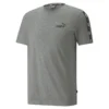Camiseta Hombre PUMA Essentials+ Tape Gris 1 Camiseta Hombre PUMA Essentials+ Tape Gris -Fitness cardio Ventas camiseta hombre puma essentials tape gris