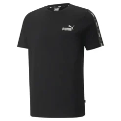 Camiseta Hombre PUMA Essentials+ Tape Gris 13 Camiseta Hombre PUMA Essentials+ Tape Gris -Fitness cardio Ventas camiseta hombre puma essentials tape negro