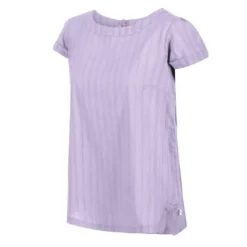 Regatta Camiseta Jaelynn Dobby De Algodón Para Mujer Lila Pastel -Fitness cardio Ventas camiseta jaelynn dobby de algodon para mujer lila pastel 2