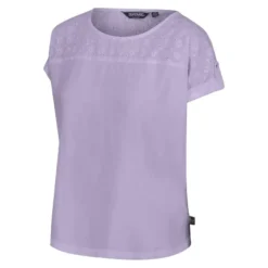 Regatta Camiseta Jaida Para Mujer Lila Pastel -Fitness cardio Ventas camiseta jaida para mujer lila pastel 2