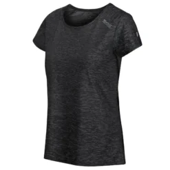 Regatta Camiseta Limonite V Para Mujer Negro -Fitness cardio Ventas camiseta limonite v para mujer negro 3