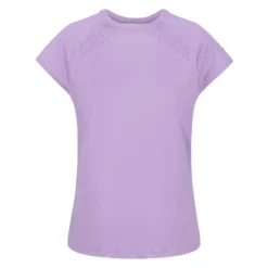 Regatta Camiseta Luaza Para Mujer Negro -Fitness cardio Ventas camiseta luaza para mujer lila pastel