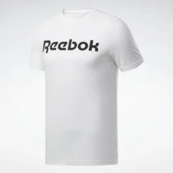Camiseta Manga Corta Algodón Hombre Reebok Graphic Series Linear Logo Blanco -Fitness cardio Ventas camiseta manga corta algodon hombre reebok graphic series linear logo blanco 1