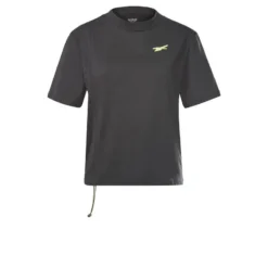 Camiseta Manga Corta Algodón Mujer Reebok MYT Negro