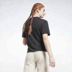 Camiseta Manga Corta Algodón Mujer Reebok MYT Negro 10 Camiseta Manga Corta Algodón Mujer Reebok MYT Negro -Fitness cardio Ventas camiseta manga corta algodon mujer reebok myt negro 3