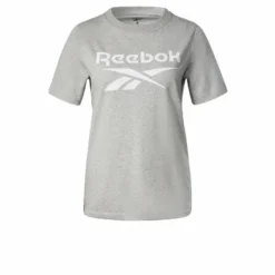 Camiseta Manga Corta Mujer Reebok Identity Gris