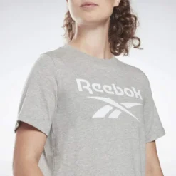 Camiseta Manga Corta Mujer Reebok Identity Gris 11 Camiseta Manga Corta Mujer Reebok Identity Gris -Fitness cardio Ventas camiseta manga corta mujer reebok identity gris 9