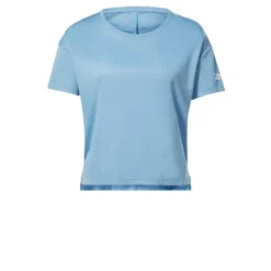 Camiseta Manga Corta Mujer Reebok Logo Azul