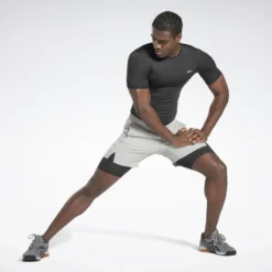 Camiseta Manga Corta Speedwick Hombre Reebok Workout Ready Compression Negro -Fitness cardio Ventas camiseta manga corta speedwick hombre reebok workout ready compression negro 2