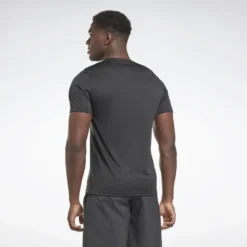 Camiseta Manga Corta Speedwick Hombre Reebok Workout Ready Graphic Negro -Fitness cardio Ventas camiseta manga corta speedwick hombre reebok workout ready graphic negro 3