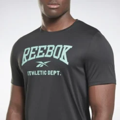 Camiseta Manga Corta Speedwick Hombre Reebok Workout Ready Graphic Negro -Fitness cardio Ventas camiseta manga corta speedwick hombre reebok workout ready graphic negro 4
