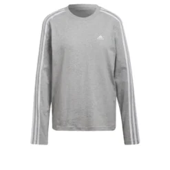 ADIDAS Camiseta Manga Larga Essentials 3 Bandas 13 ADIDAS Camiseta Manga Larga Essentials 3 Bandas -Fitness cardio Ventas camiseta manga larga essentials 3 bandas 5