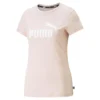 Camiseta Mujer Essentials Logo PUMA Rosa -Fitness cardio Ventas camiseta mujer essentials logo puma rosa