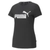 Camiseta Mujer PUMA Essentials+ Metallic Logo Negro 2 Camiseta Mujer PUMA Essentials+ Metallic Logo Negro -Fitness cardio Ventas camiseta mujer puma essentials metallic logo negro