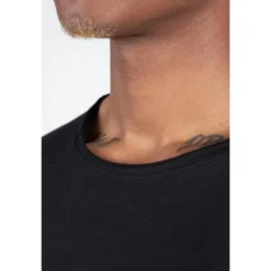 Camiseta Musculación Manga Corta Algodón Hombre GORILLA WEAR York Negro -Fitness cardio Ventas camiseta musculacion manga corta algodon hombre gorilla wear york negro 4