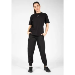 Camiseta Musculación Manga Corta Algodón Mujer GORILLA WEAR Bixby Negro 10 Camiseta Musculación Manga Corta Algodón Mujer GORILLA WEAR Bixby Negro -Fitness cardio Ventas camiseta musculacion manga corta algodon mujer gorilla wear bixby negro 2