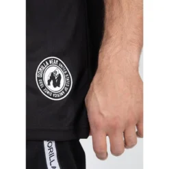 Camiseta Musculación Manga Corta Hombre GORILLA WEAR Béisbol 82 Negro -Fitness cardio Ventas camiseta musculacion manga corta hombre gorilla wear beisbol 82 negro 4