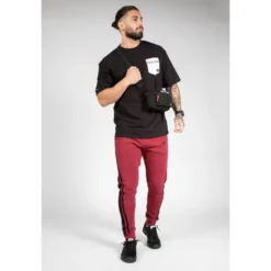 Camiseta Musculación Manga Corta Hombre GORILLA WEAR Dover Negro -Fitness cardio Ventas camiseta musculacion manga corta hombre gorilla wear dover negro 2