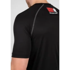 Camiseta Musculación Manga Corta Hombre GORILLA WEAR Performance Negro -Fitness cardio Ventas camiseta musculacion manga corta hombre gorilla wear performance negro 4