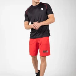 Camiseta Musculación Manga Corta Hombre GORILLA WEAR Performance Negro Rojo 10 Camiseta Musculación Manga Corta Hombre GORILLA WEAR Performance Negro Rojo -Fitness cardio Ventas camiseta musculacion manga corta hombre gorilla wear performance negro rojo 7