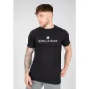Camiseta Musculación Manga Corta Slim Fit Hombre GORILLA WEAR Davis Negro 1 Camiseta Musculación Manga Corta Slim Fit Hombre GORILLA WEAR Davis Negro -Fitness cardio Ventas camiseta musculacion manga corta slim fit hombre gorilla wear davis negro
